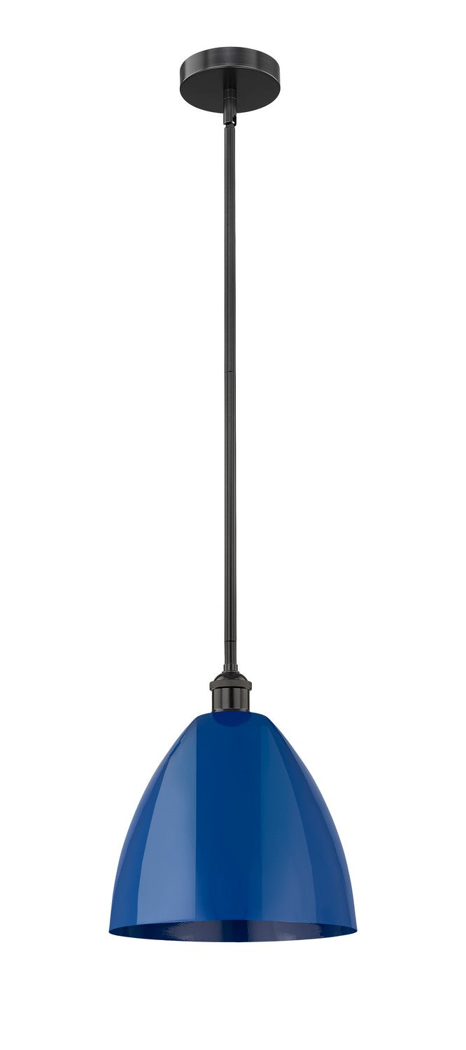 Innovations 616-1S-BK-MBD-12-BL One Light Mini Pendant, Matte Black