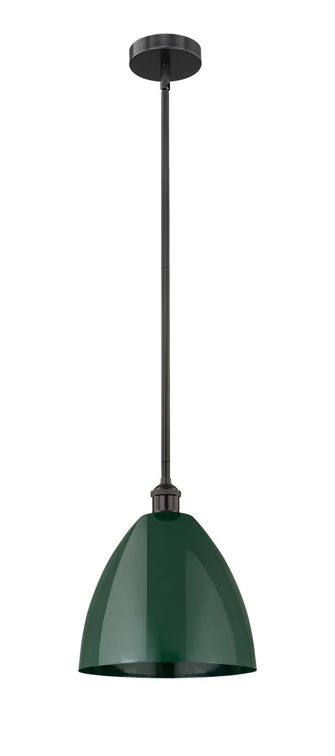 Innovations 616-1S-BK-MBD-12-GR One Light Mini Pendant, Matte Black
