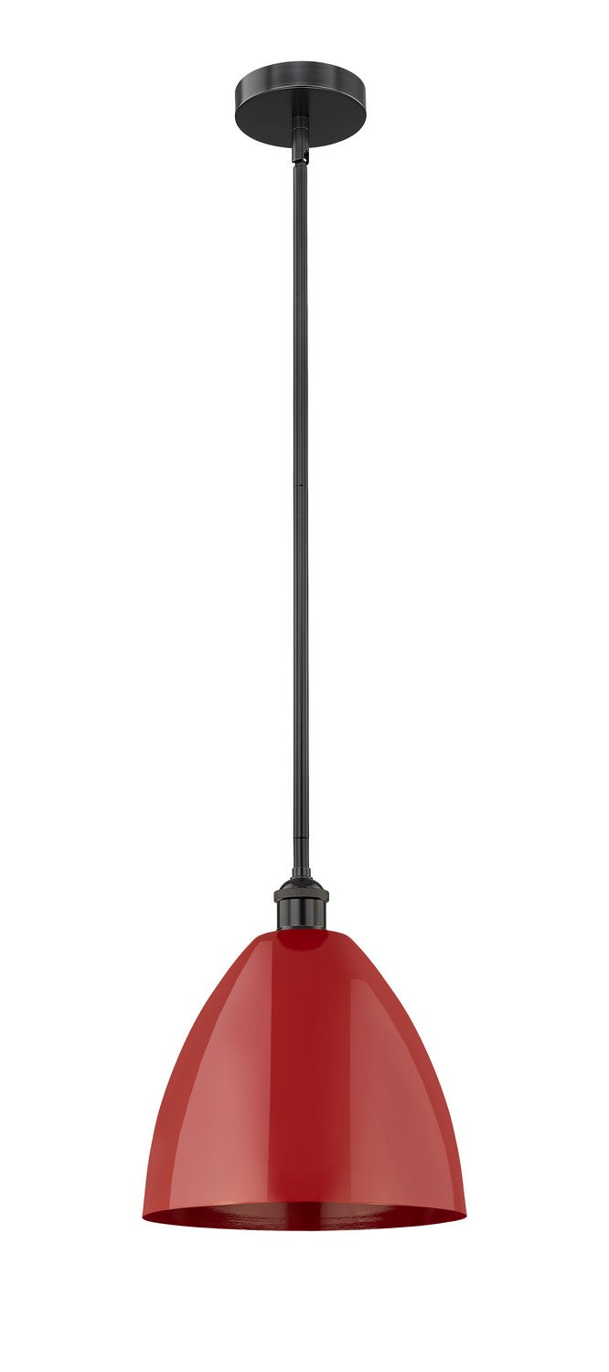 Innovations 616-1S-BK-MBD-12-RD One Light Mini Pendant, Matte Black