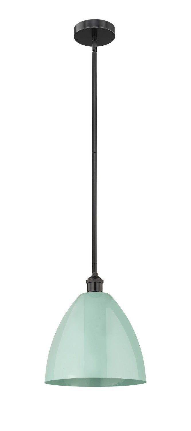 Innovations 616-1S-BK-MBD-12-SF One Light Mini Pendant, Matte Black