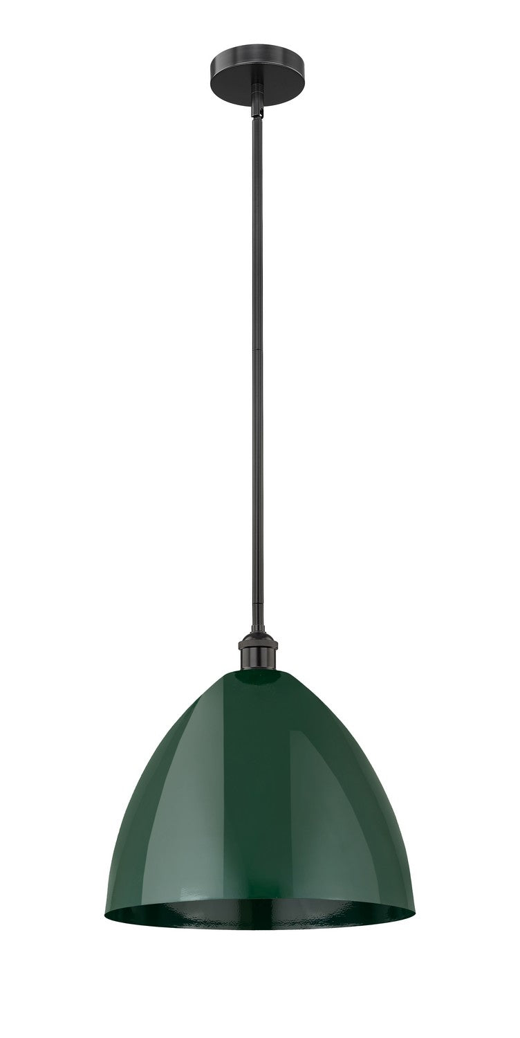 Innovations 616-1S-BK-MBD-16-GR One Light Mini Pendant, Matte Black