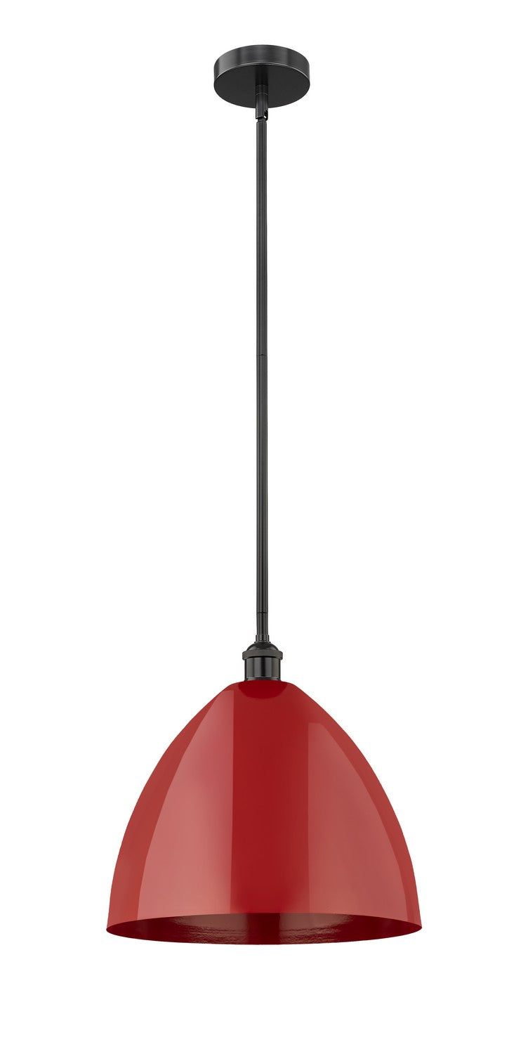 Innovations 616-1S-BK-MBD-16-RD One Light Mini Pendant, Matte Black