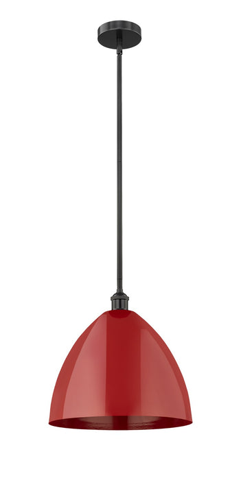 Innovations 616-1S-BK-MBD-16-RD One Light Mini Pendant, Matte Black