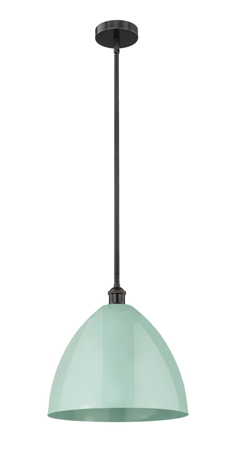 Innovations 616-1S-BK-MBD-16-SF One Light Mini Pendant, Matte Black