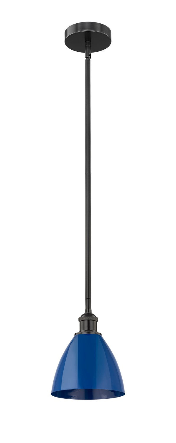 Innovations 616-1S-BK-MBD-75-BL One Light Mini Pendant, Matte Black