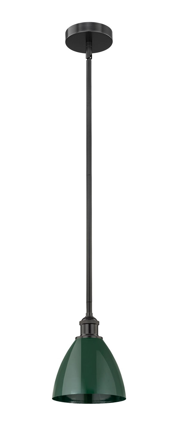 Innovations 616-1S-BK-MBD-75-GR One Light Mini Pendant, Matte Black