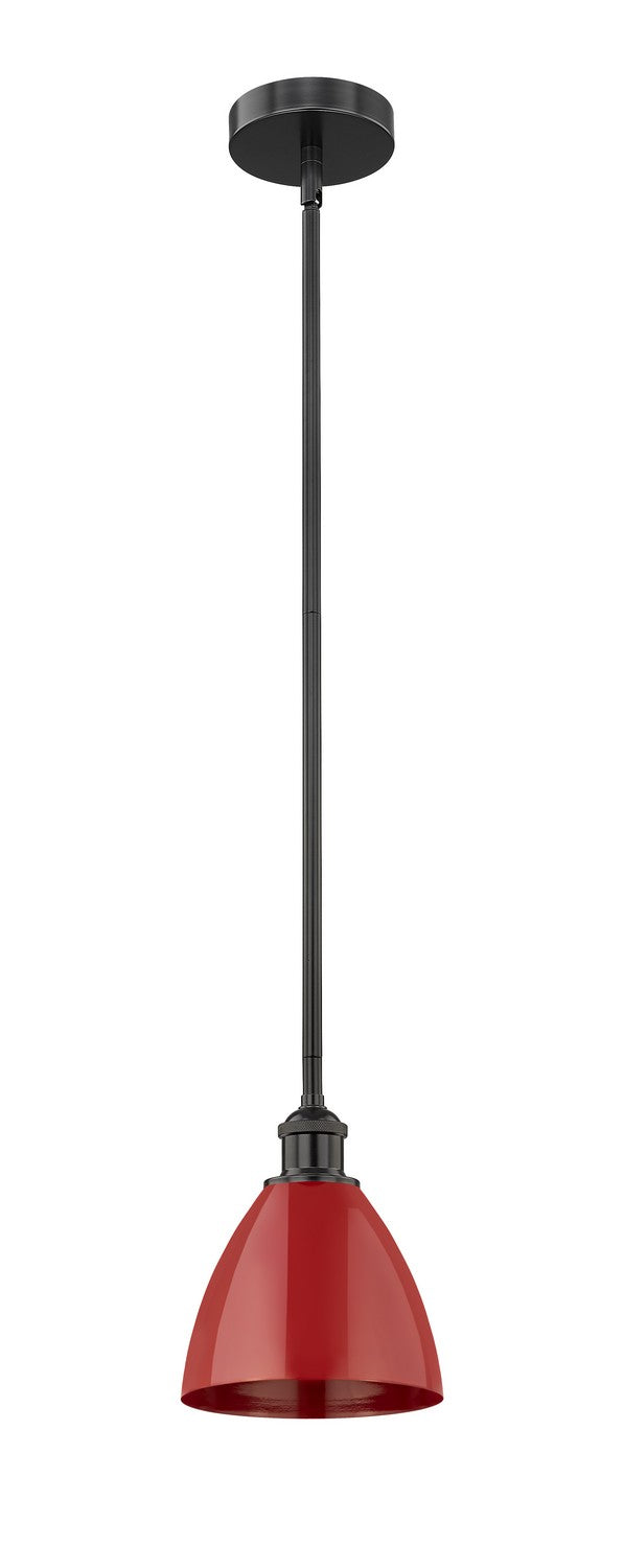 Innovations 616-1S-BK-MBD-75-RD One Light Mini Pendant, Matte Black