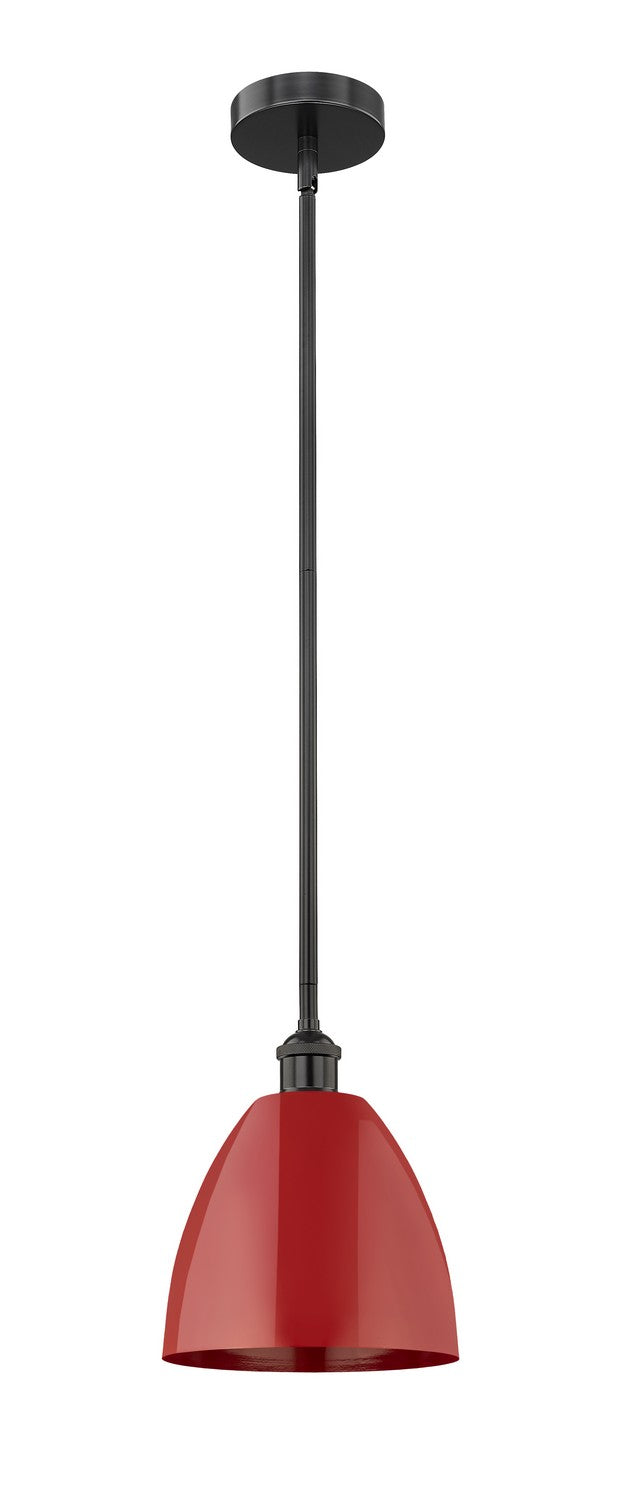 Innovations 616-1S-BK-MBD-9-RD One Light Mini Pendant, Matte Black