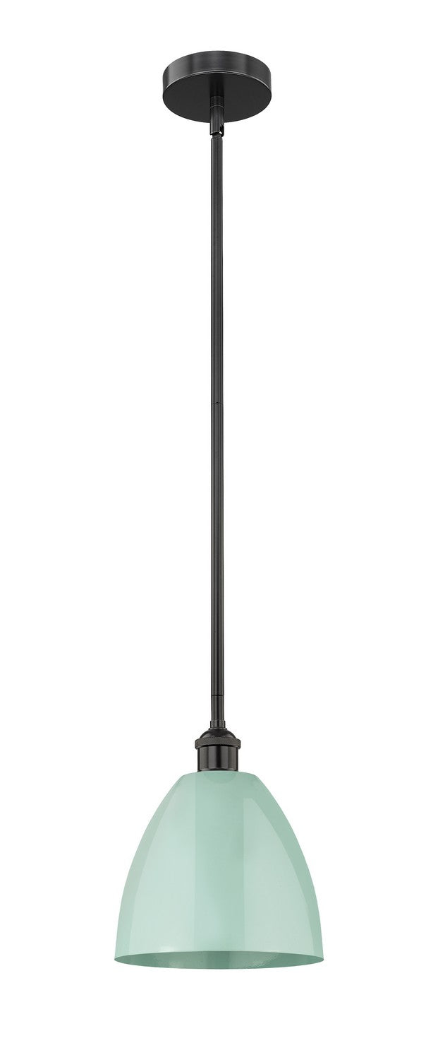 Innovations 616-1S-BK-MBD-9-SF One Light Mini Pendant, Matte Black