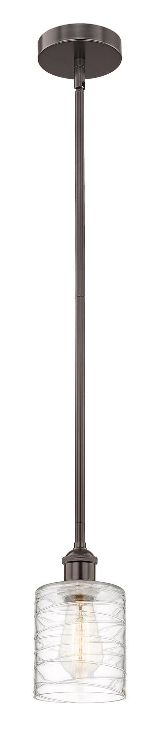 Innovations 616-1S-OB-G1113 One Light Mini Pendant, Oil Rubbed Bronze