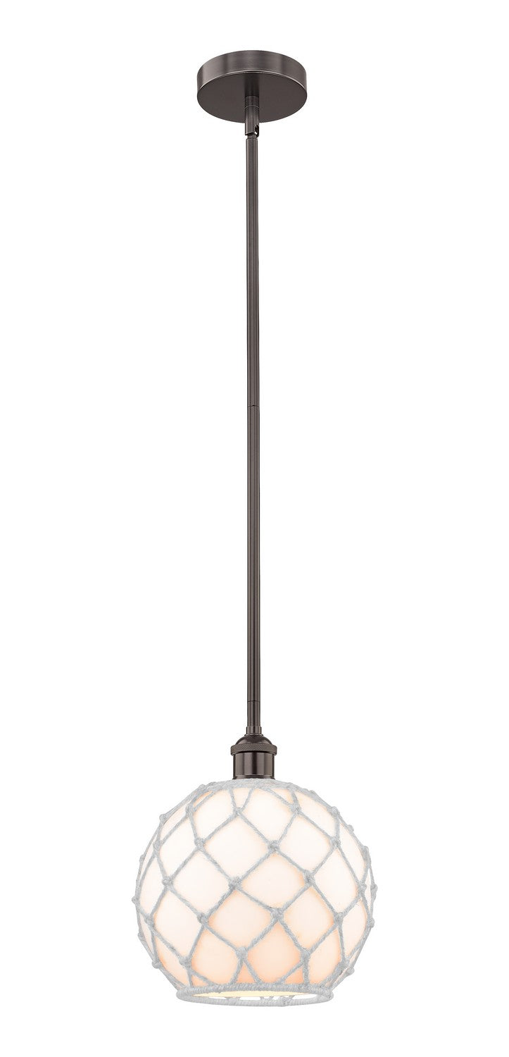 Innovations 616-1S-OB-G121-10RW One Light Mini Pendant, Oil Rubbed Bronze