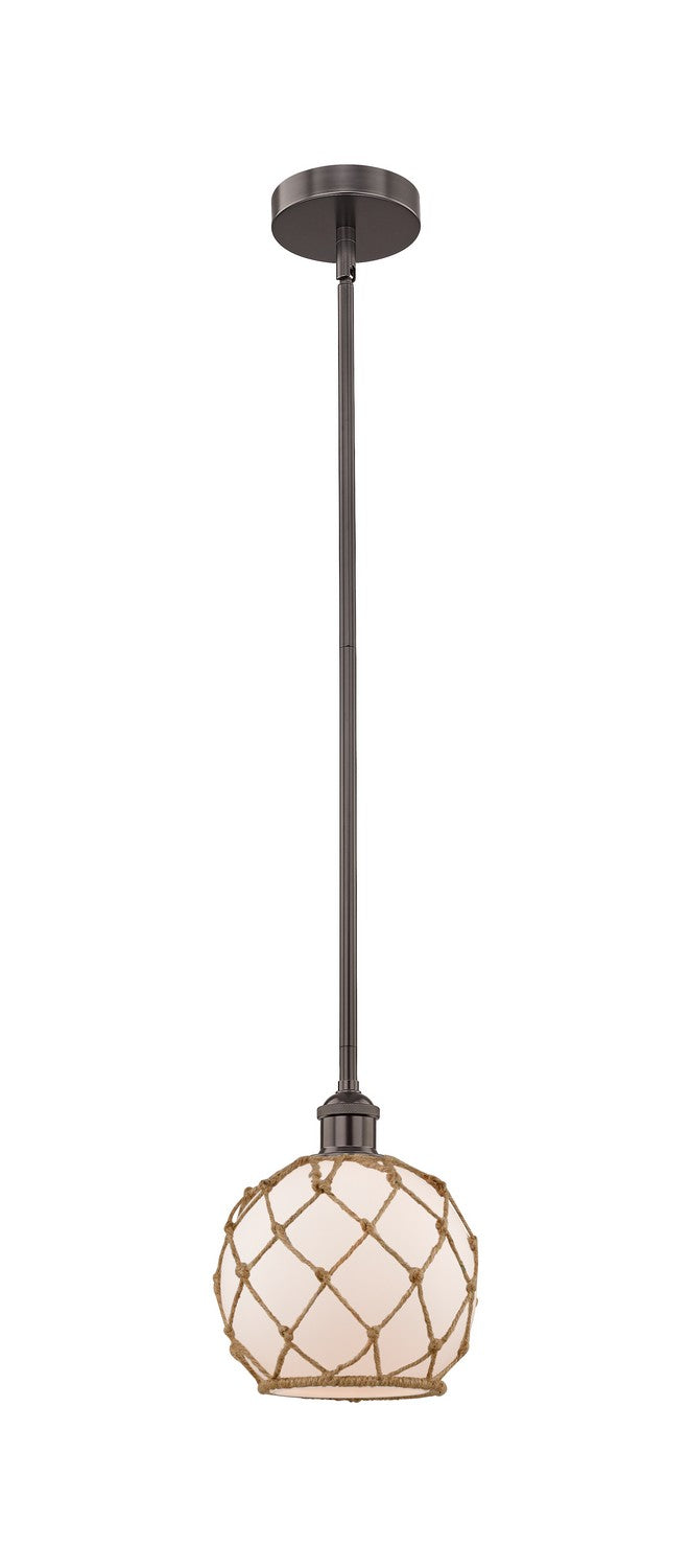 Innovations 616-1S-OB-G121-8RB One Light Mini Pendant, Oil Rubbed Bronze
