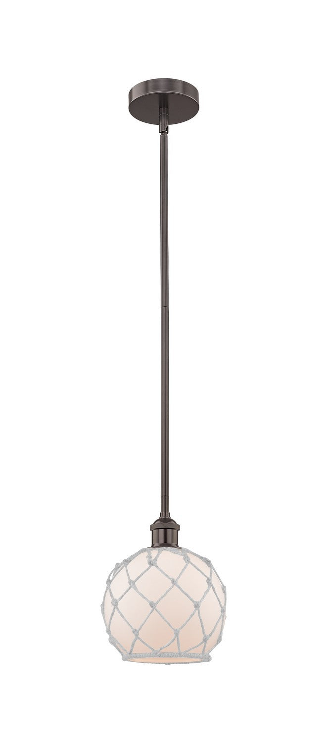 Innovations 616-1S-OB-G121-8RW One Light Mini Pendant, Oil Rubbed Bronze