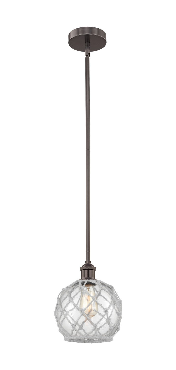 Innovations 616-1S-OB-G122-8RW One Light Mini Pendant, Oil Rubbed Bronze