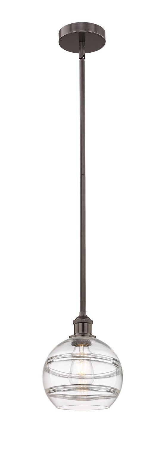Innovations 616-1S-OB-G556-8CL One Light Mini Pendant, Oil Rubbed Bronze