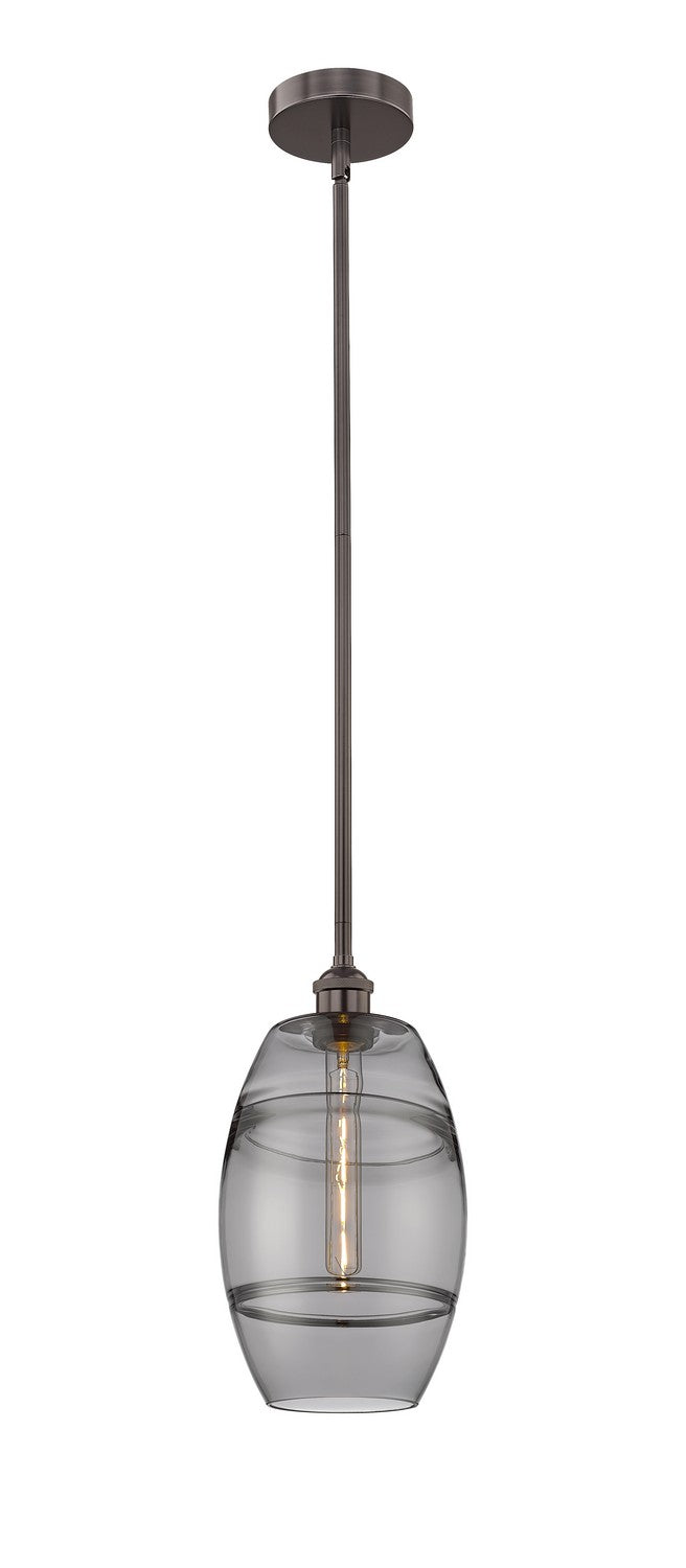 Innovations 616-1S-OB-G557-8SM One Light Mini Pendant, Oil Rubbed Bronze