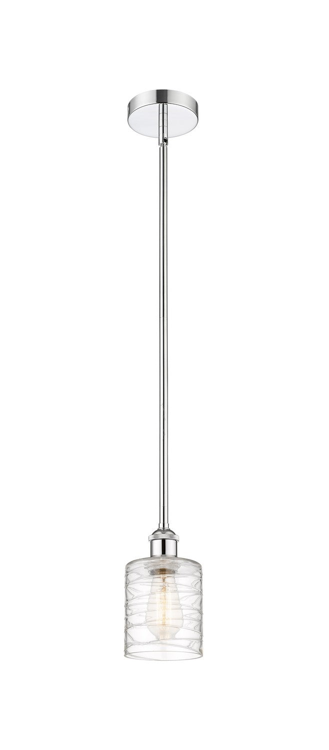 Innovations 616-1S-PC-G1113 One Light Mini Pendant, Polished Chrome