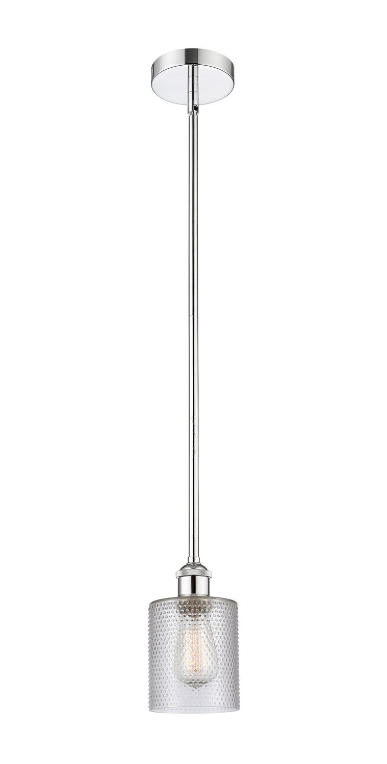 Innovations 616-1S-PC-G112 One Light Mini Pendant, Polished Chrome