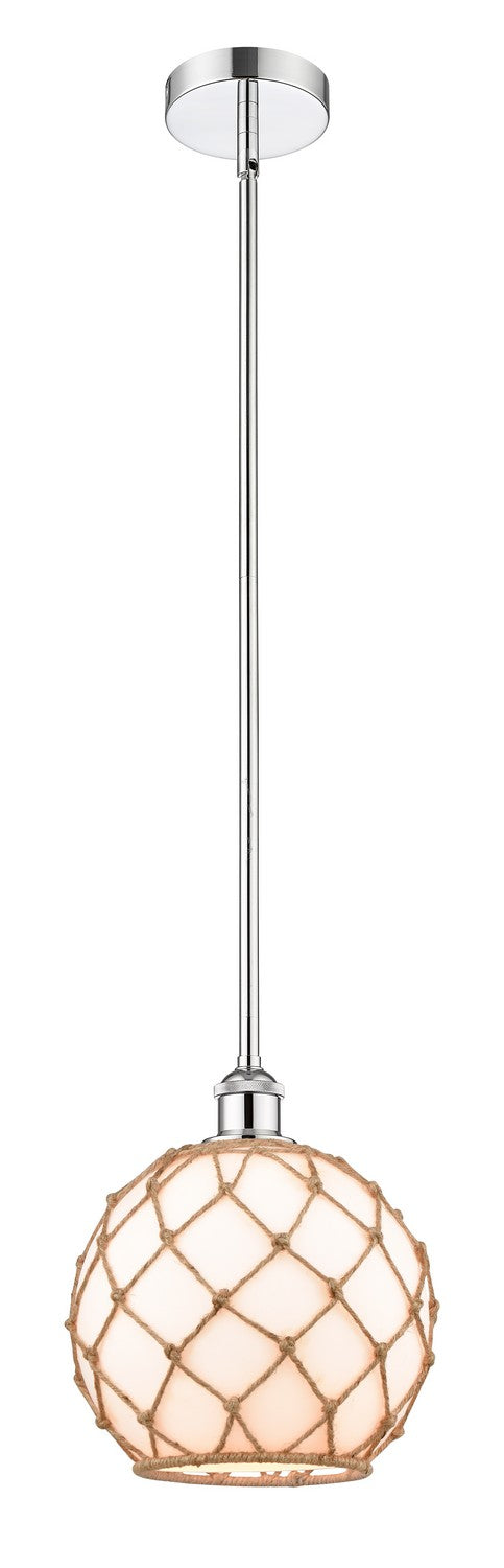 Innovations 616-1S-PC-G121-10RB One Light Mini Pendant, Polished Chrome