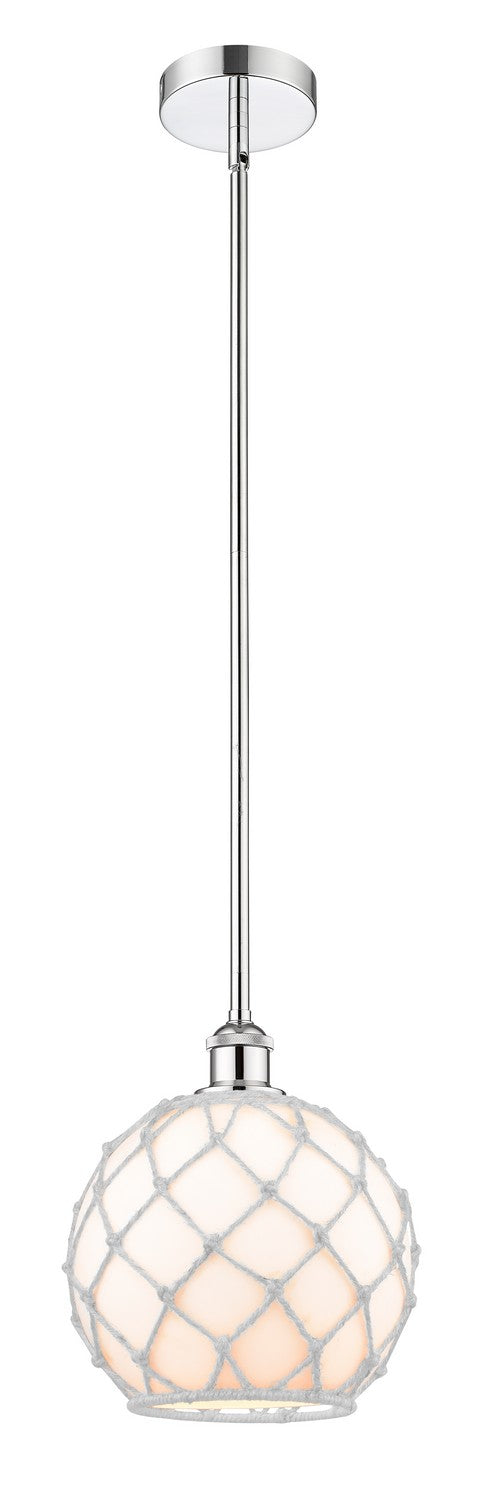 Innovations 616-1S-PC-G121-10RW One Light Mini Pendant, Polished Chrome