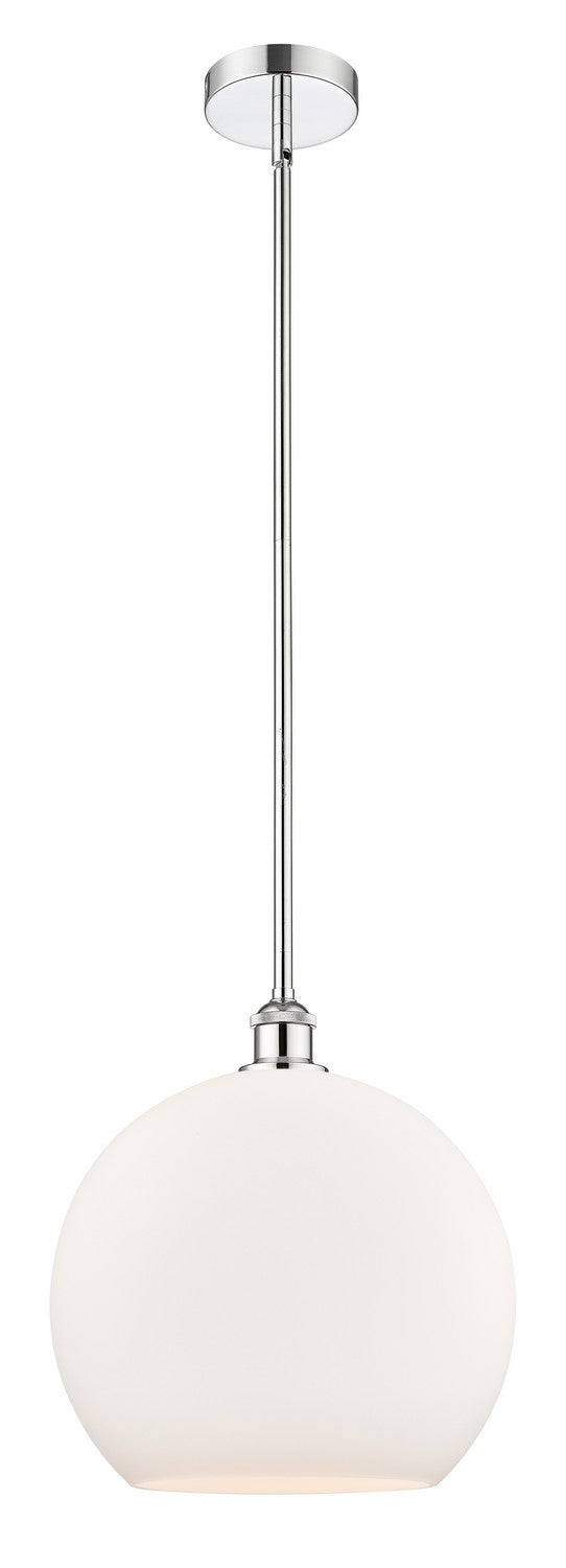 Innovations 616-1S-PC-G121-14 One Light Pendant, Polished Chrome