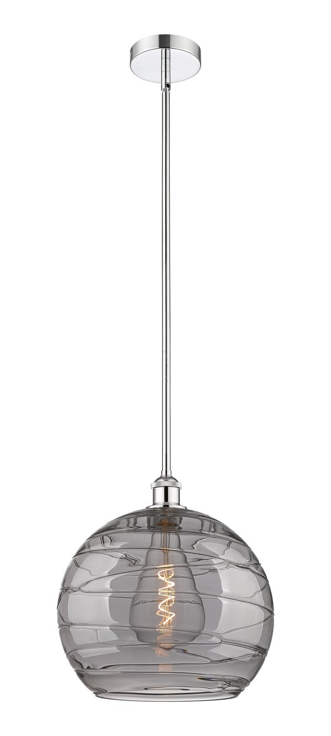 Innovations 616-1S-PC-G1213-14SM One Light Pendant, Polished Chrome