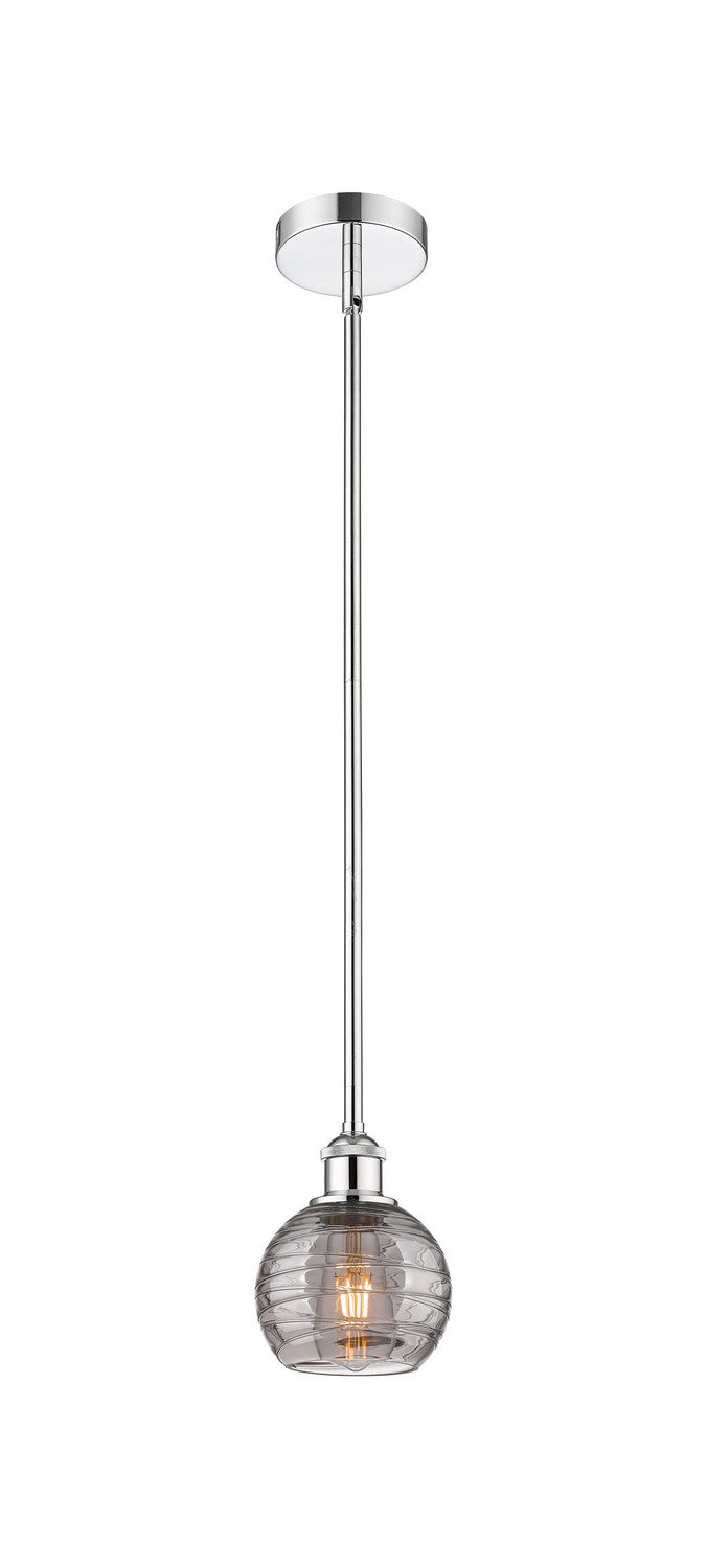 Innovations 616-1S-PC-G1213-6SM One Light Mini Pendant, Polished Chrome