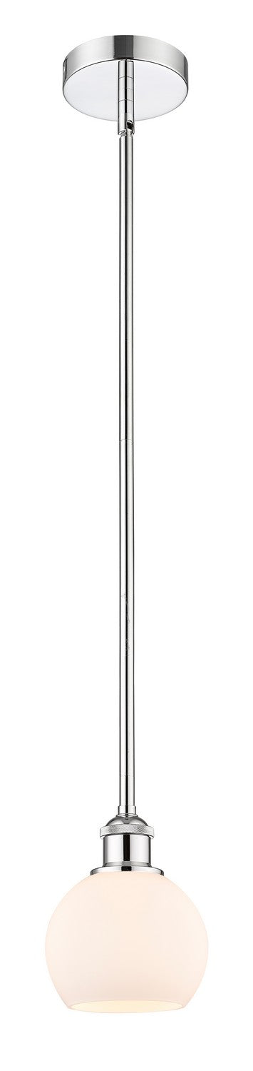 Innovations 616-1S-PC-G121-6 One Light Mini Pendant, Polished Chrome