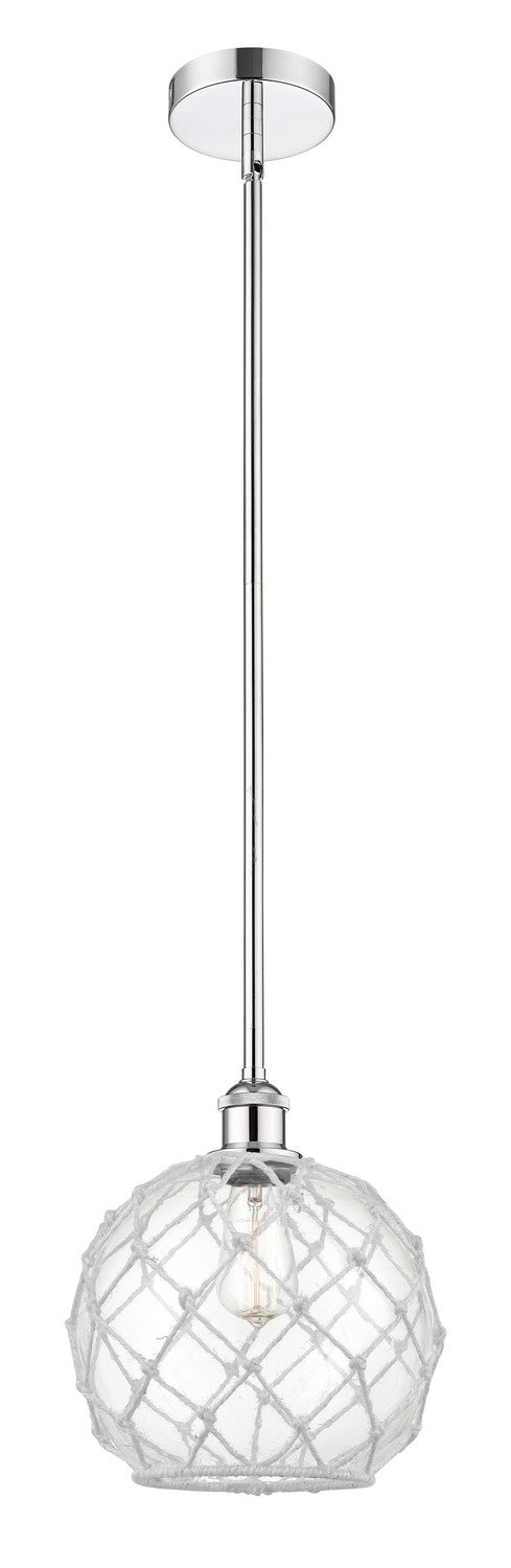 Innovations 616-1S-PC-G122-10RW One Light Mini Pendant, Polished Chrome