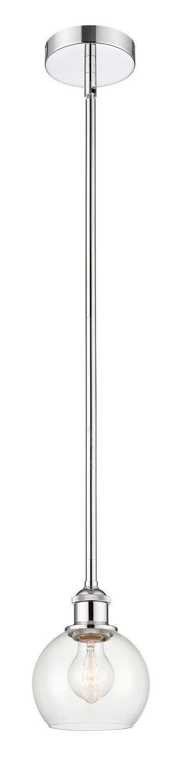 Innovations 616-1S-PC-G122-6 One Light Mini Pendant, Polished Chrome