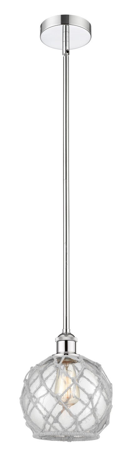 Innovations 616-1S-PC-G122-8RW One Light Mini Pendant, Polished Chrome