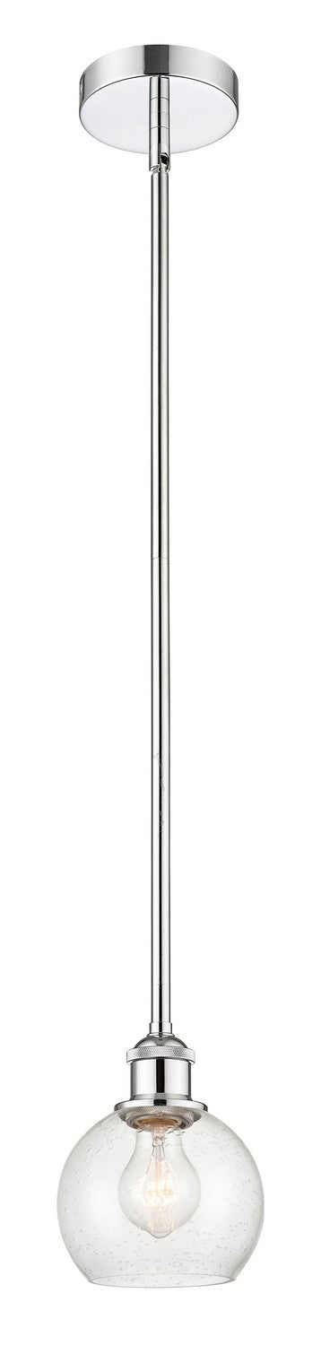 Innovations 616-1S-PC-G124-6 One Light Mini Pendant, Polished Chrome