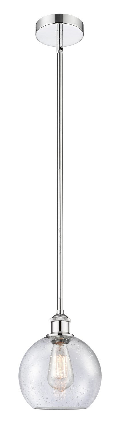 Innovations 616-1S-PC-G124-8 One Light Mini Pendant, Polished Chrome