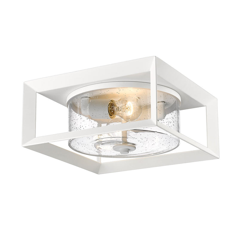 Golden 2073-OFM NWT-SD Two Light Outdoor Flush Mount, Natural White