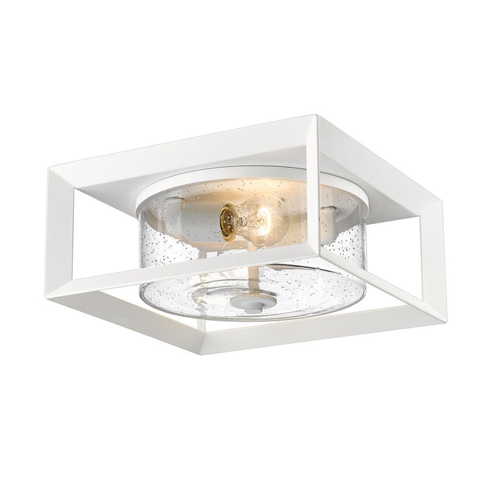 Golden 2073-OFM NWT-SD Two Light Outdoor Flush Mount, Natural White