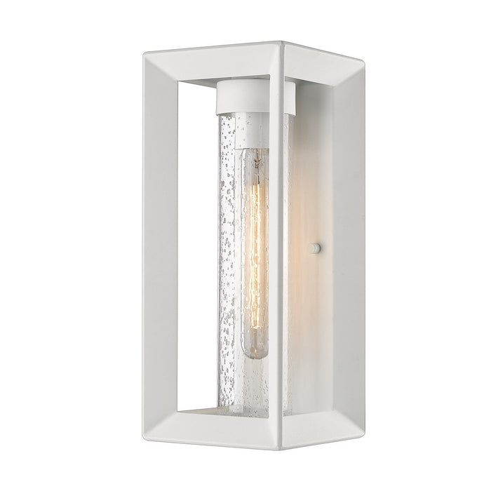 Golden 2073-OWM NWT-SD One Light Outdoor Wall Sconce, Natural White