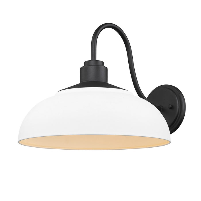 Golden 2866-OWL NB-NWT One Light Outdoor Wall Sconce, Natural Black