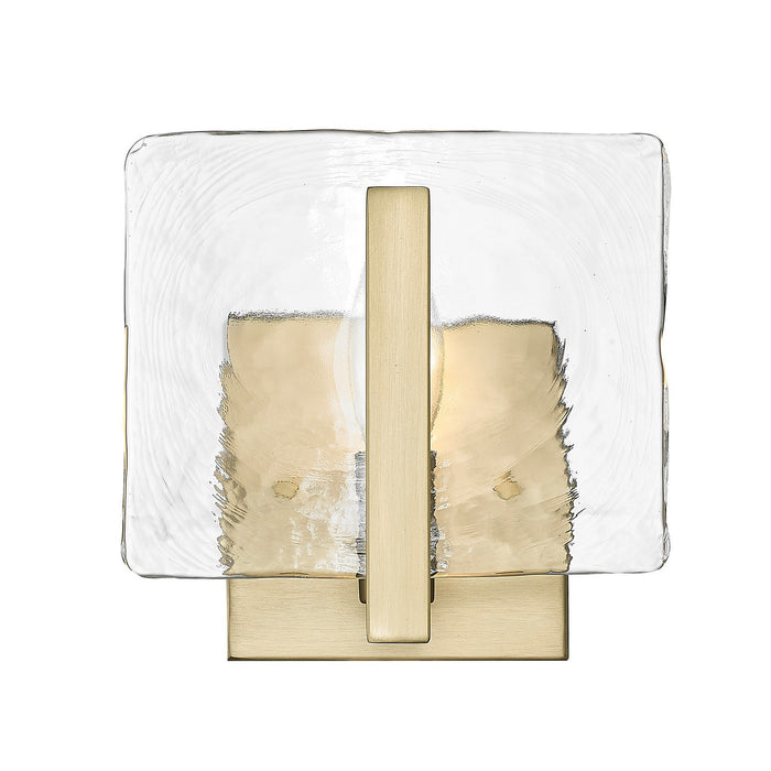 Golden 3164-1W BCB-HWG One Light Wall Sconce, Brushed Champagne Bronze