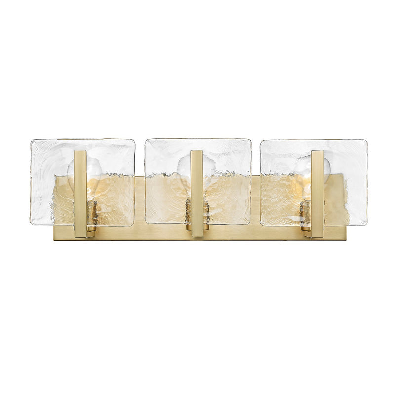 Golden 3164-BA3 BCB-HWG Three Light Bath Vanity, Brushed Champagne Bronze