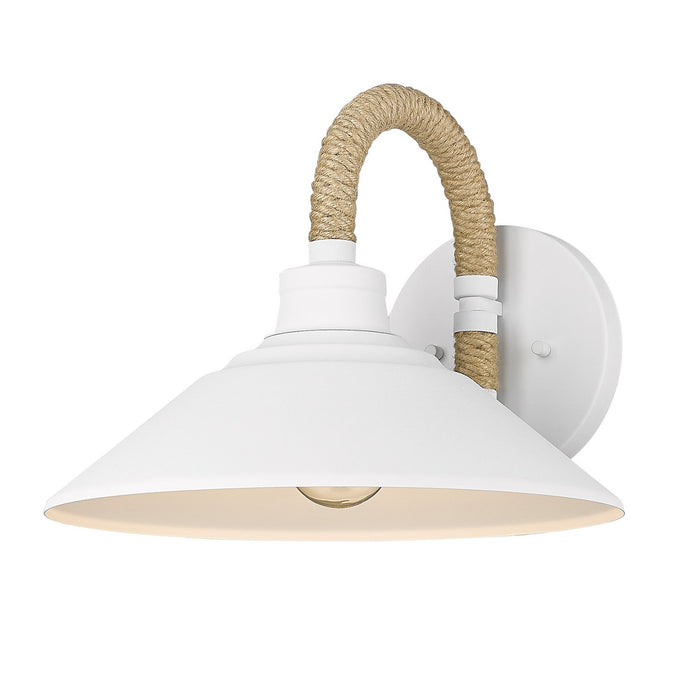 Golden 3318-1W NWT One Light Wall Sconce, Natural White