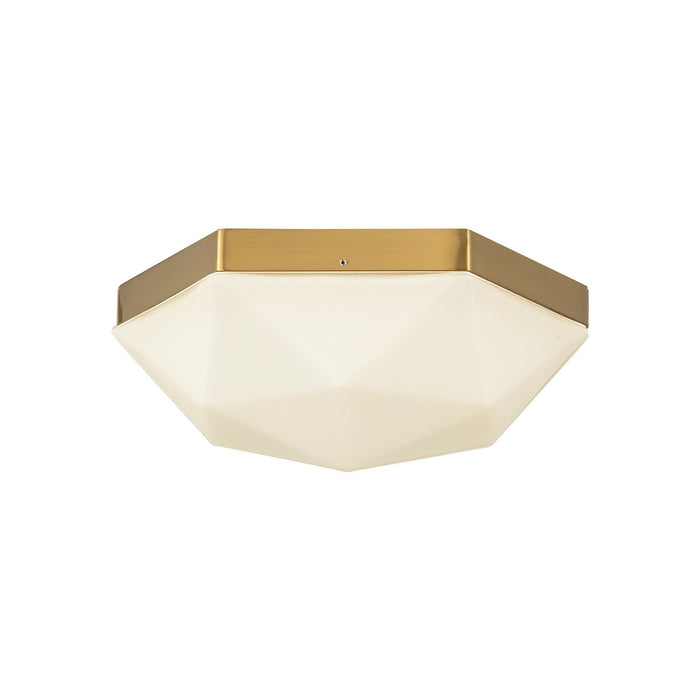 Alora FM424512BGOP Two Light Flush Mount, Brushed Gold/Opal Glass