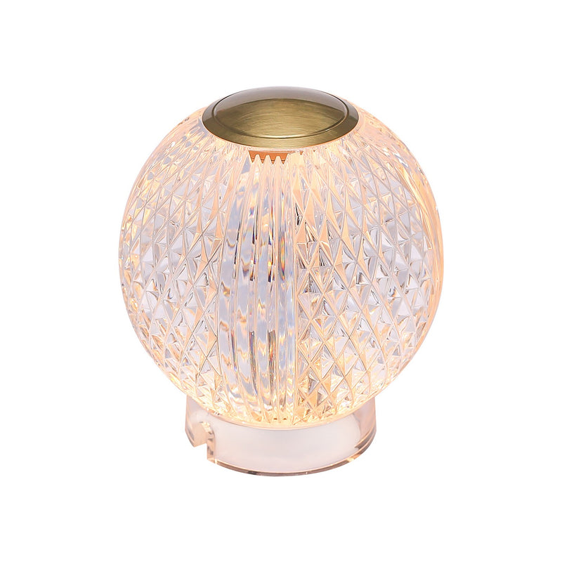 Alora TL321904NB LED Table Lamp, Natural Brass