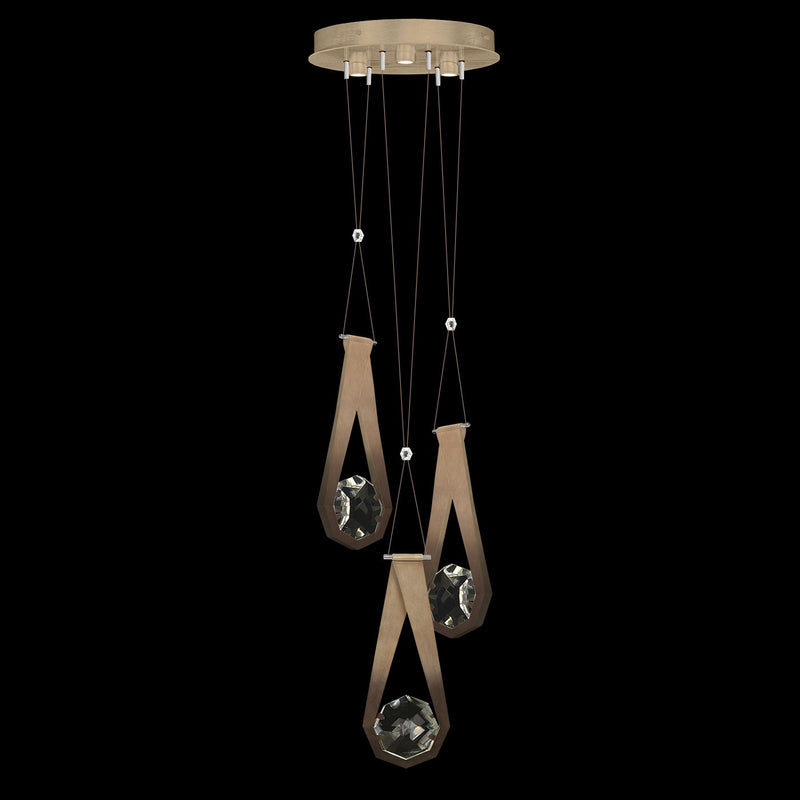 Fine Art 100005-3-222 LED Pendant, Bronze