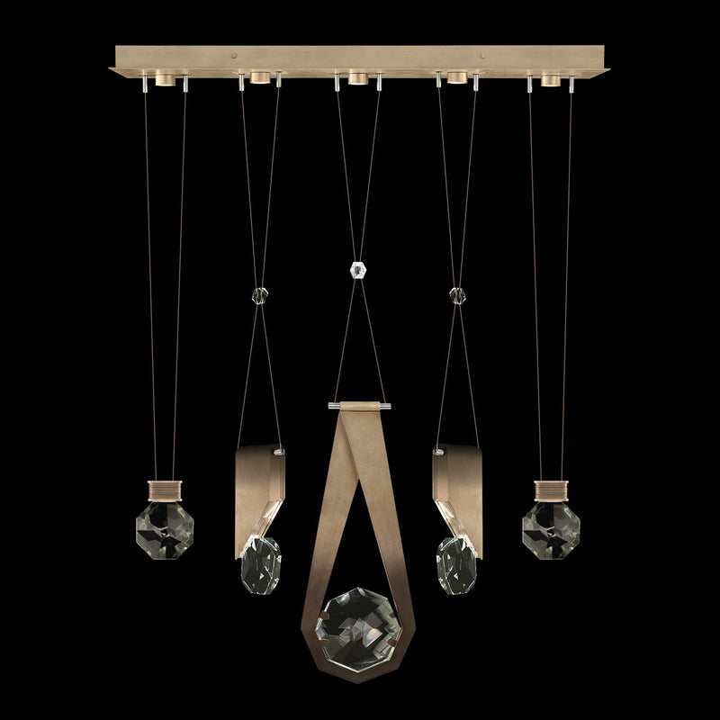 Fine Art 100006-3-11244 LED Linear Pendant, Bronze