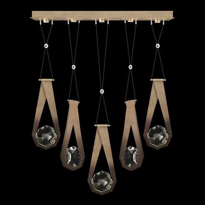 Fine Art 100006-3-22222 LED Linear Pendant, Bronze