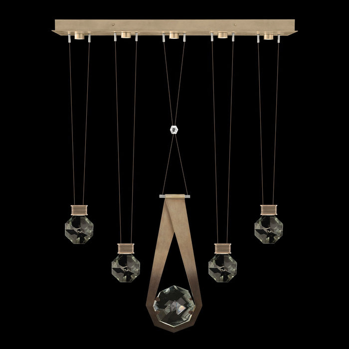 Fine Art 100006-3-24444 LED Linear Pendant, Bronze