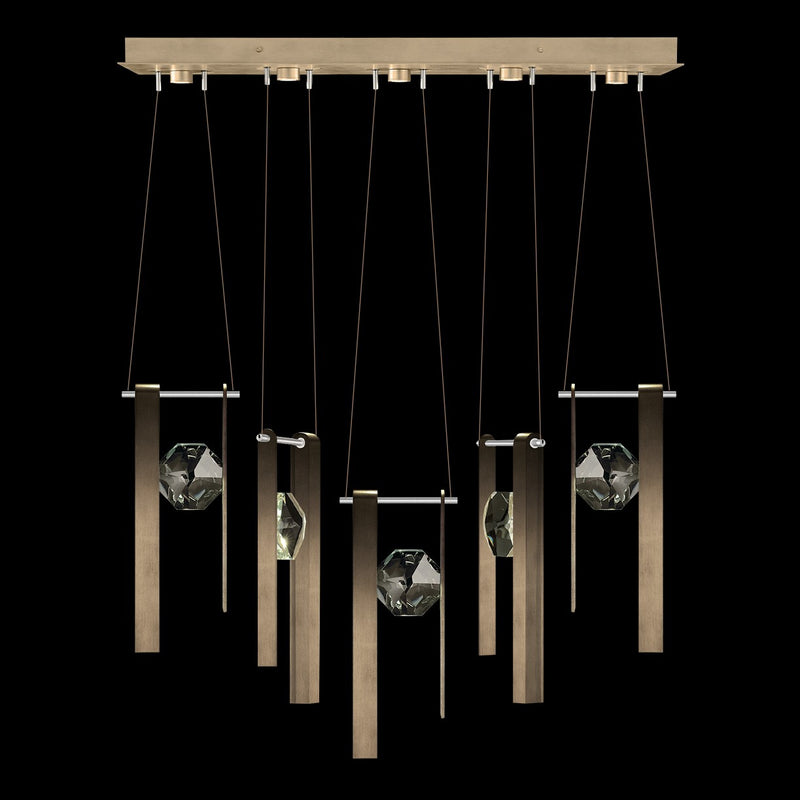 Fine Art 100006-3-33333 LED Linear Pendant, Bronze