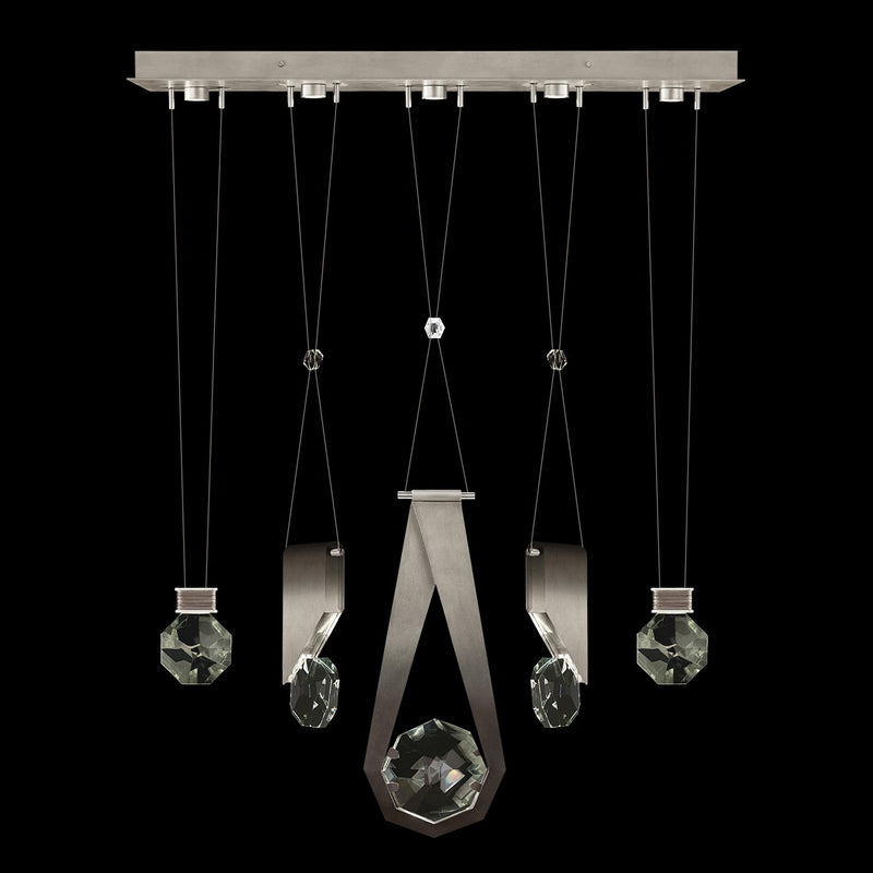 Fine Art 100006-4-11244 LED Linear Pendant, Silver