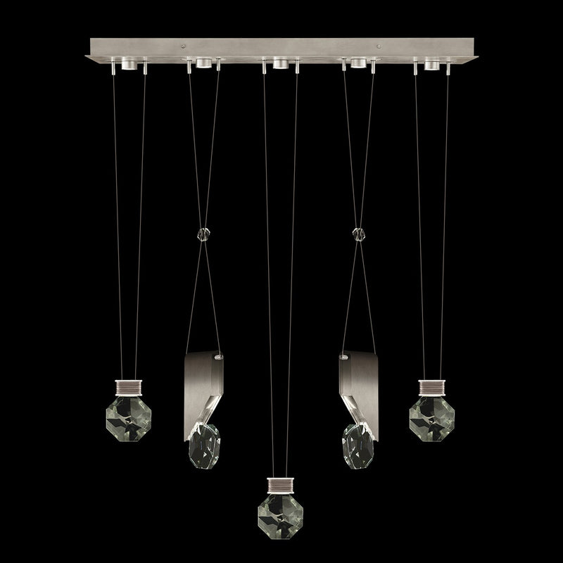 Fine Art 100006-4-11444 LED Linear Pendant, Silver