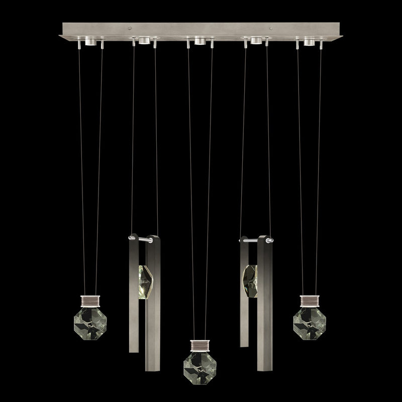 Fine Art 100006-4-33444 LED Linear Pendant, Silver